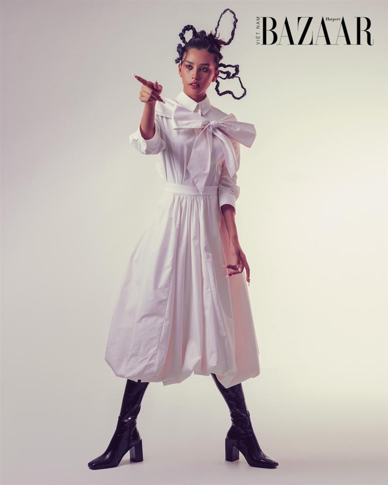 Hoa hậu Tiểu Vy thử hoá thân thành người ngoài hành tinh-3