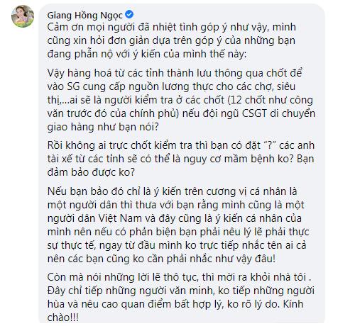 Giang Hồng Ngọc quyết không xóa status phản đối Dũng Khùng-4