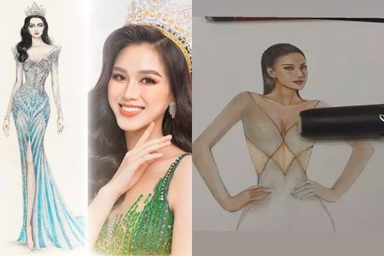 Sau Đỗ Thị Hà, Kim Duyên hé lộ váy dạ hội chinh chiến Miss Universe