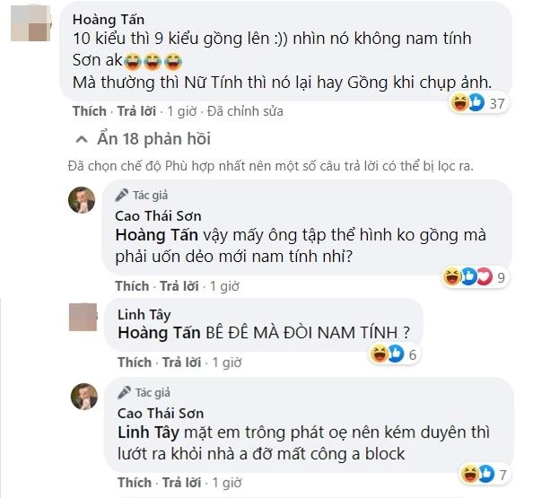 Cao Thái Sơn phản ứng gắt khi bị nói bê đê gồng-2
