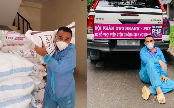 Những khoảnh khắc nghệ sĩ Việt giúp dân chống dịch gây xúc động-3
