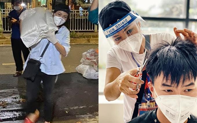 Những khoảnh khắc nghệ sĩ Việt giúp dân chống dịch gây xúc động-4