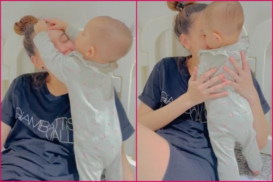 Nhìn Lisa 'chăm sóc' mẹ Hà Hồ, ai cũng ước có một cô con gái