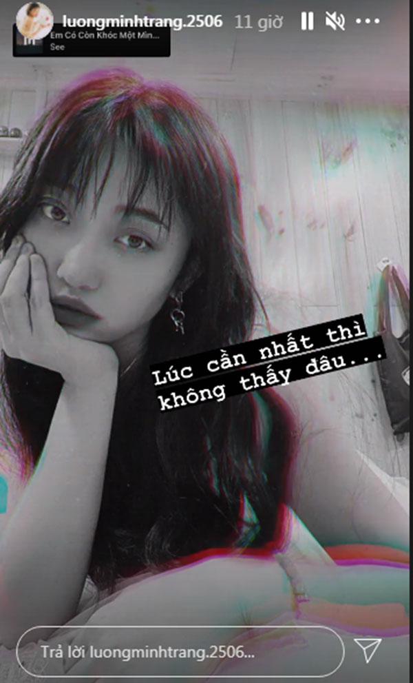 Lương Minh Trang mắng ai đó bỏ rơi mình, fans lót dép hóng-2