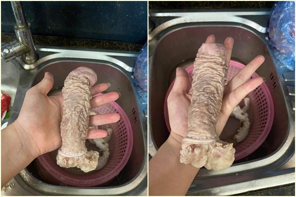 Nghe lời chị bán lòng lợn dẻo miệng, cô gái sốc nặng khi móc ra vật thể lạ-5