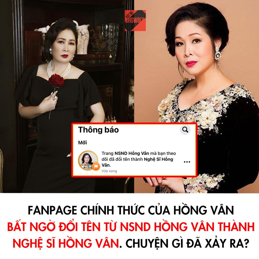 Hồng Vân tháo danh hiệu NSND ra khỏi Fanpage-1