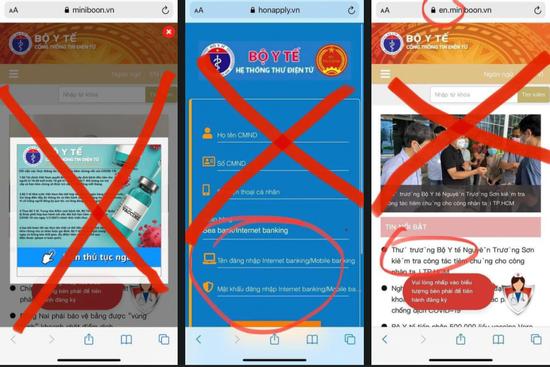 Thủ đoạn giả mạo website Bộ Y tế lừa đảo người khó khăn hưởng trợ cấp Covid-19