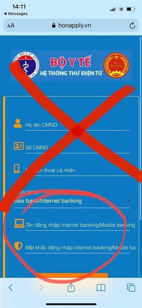Thủ đoạn giả mạo website Bộ Y tế lừa đảo người khó khăn hưởng trợ cấp Covid-19-3