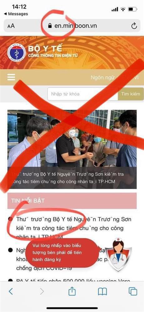 Thủ đoạn giả mạo website Bộ Y tế lừa đảo người khó khăn hưởng trợ cấp Covid-19-4