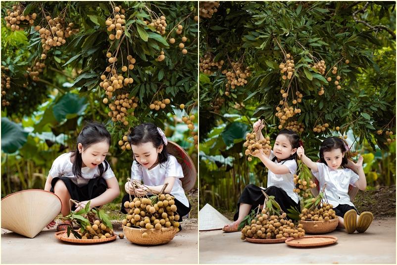 2 tiểu công chúa hóa đại sứ quảng bá nhãn Hưng Yên ngọt lịm-3