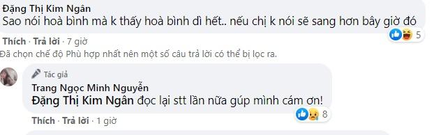 Lương Minh Trang cãi tay đôi với antifan khi liên tục bị công kích-6