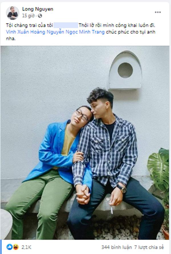 Vinh Râu trực tiếp xin lỗi bạn trai mới của Lương Minh Trang-3