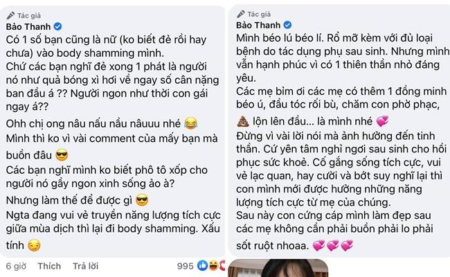 Bảo Thanh, Hà Hồ, Phan Như Thảo bị miệt thị ngoại hình sau sinh-2