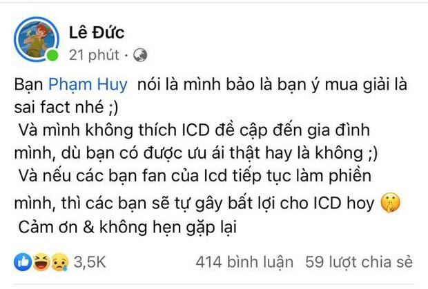 ICD nhắc tên RichChoi trong bản rap diss nhưng bị đáp trả gay gắt-3