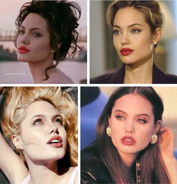 Angelina Jolie enjoys every makeup style, but there is one style that she doesn't dare to try again - 2