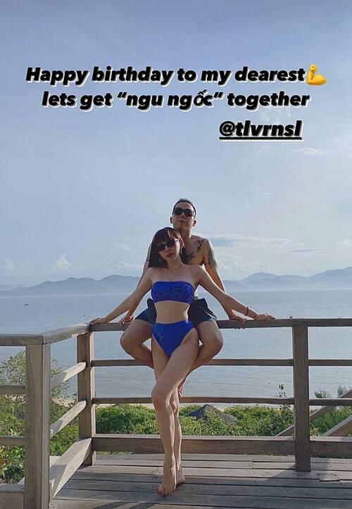 Chồng Tóc Tiên lột áo khoe body, dân mạng soi điểm sai sai-8