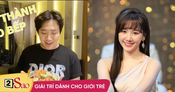 Trấn Thành nấu nướng mùa dịch, dân mạng cớ gì tức Hari Won?