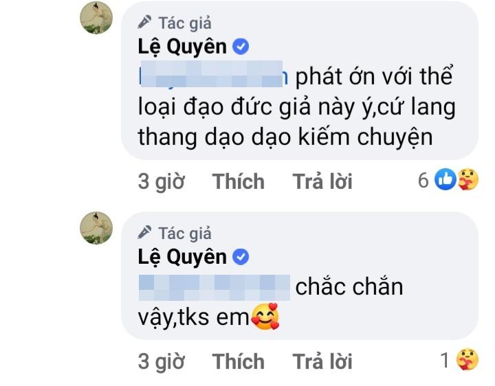 Lệ Quyên nổi đóa trước yêu cầu bớt câu like mùa dịch-3