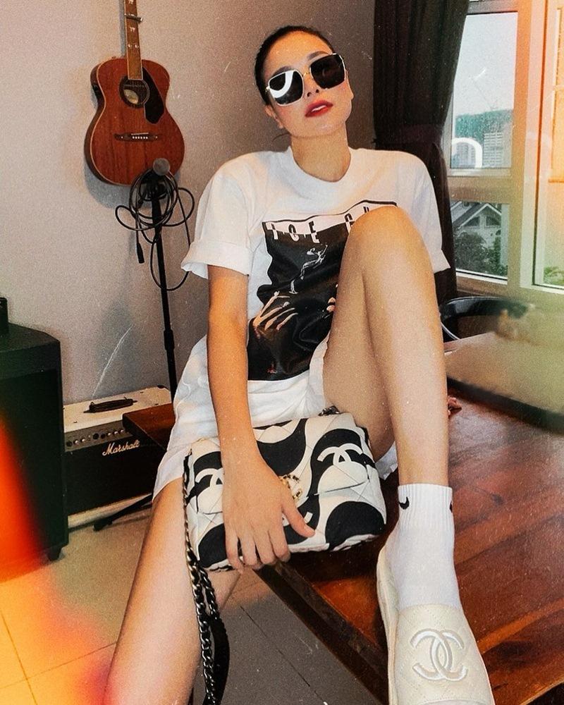 Sĩ Thanh lên đồ nổi loạn - Khả Như sau dịch gầy sọp không nhận ra-11