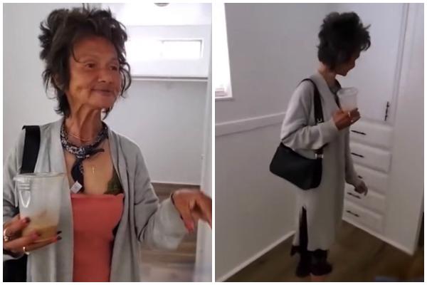 Kim Ngân mặc sành điệu, được em họ dẫn đi mua nhà mới