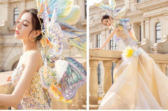 Địch Lệ Nhiệt Ba có nguyên 1 BST váy công chúa khiến hội bánh bèo nhìn mà nghiện-4