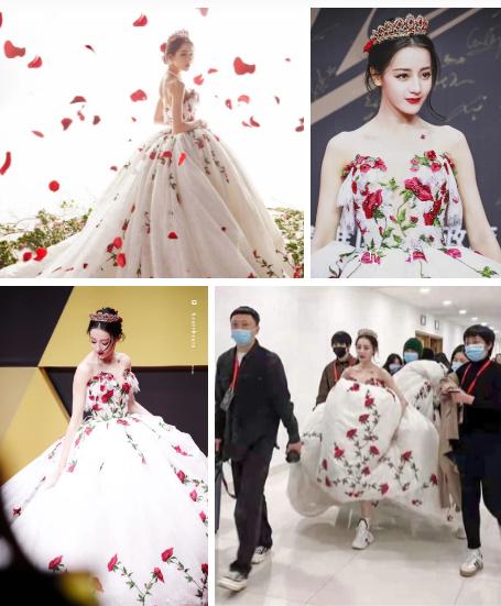 Địch Lệ Nhiệt Ba có nguyên 1 BST váy công chúa khiến hội bánh bèo nhìn mà nghiện-7