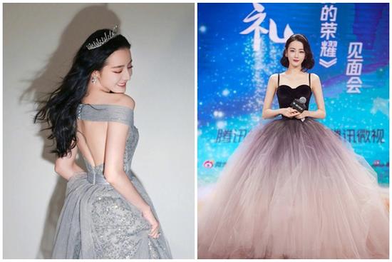 Địch Lệ Nhiệt Ba có nguyên 1 BST váy công chúa khiến hội bánh bèo nhìn mà nghiện