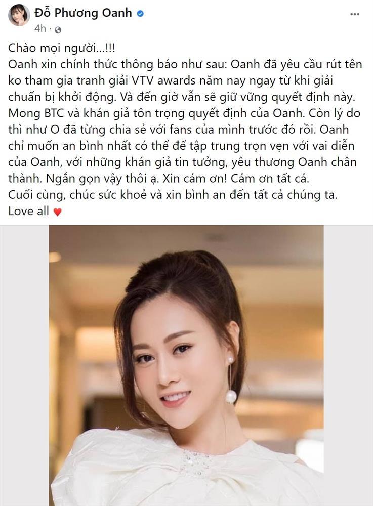 Khán giả tranh cãi khi Phương Oanh liên tiếp từ chối VTV Awards-3