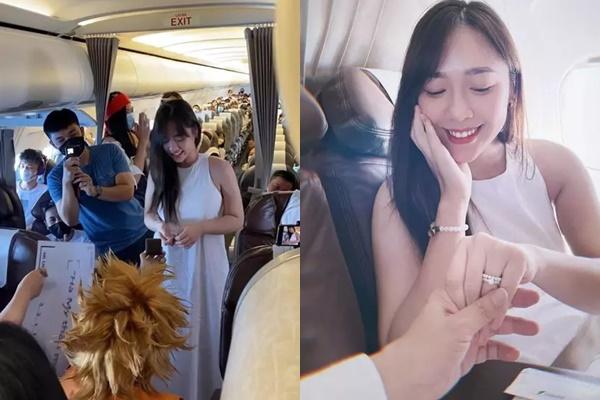 Ảnh nóng nữ MC được ông chú triệu đô cầu hôn trên máy bay-7