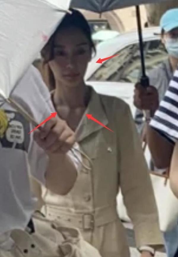 Angela Baby lộ quầng thâm đen sì như mắt gấu trúc trên phim trường-5