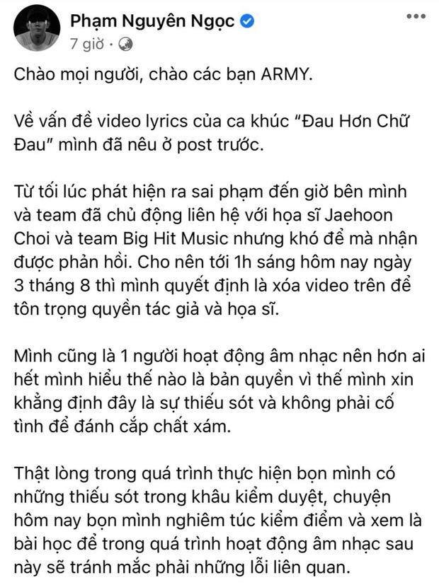 Ca sĩ Việt bị tố đạo 90% MV của RM: Xử lý nhanh, mắng ARMY thiếu văn hóa-4