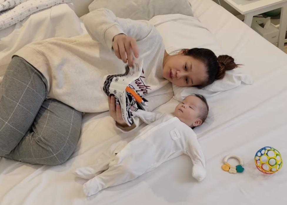 Cưng xỉu khoảnh khắc lật mặt nhanh như chớp của con gái An Nguy-10