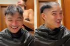 Cường Seven 'cười mếu' khi được Vũ Ngọc Anh cắt tóc