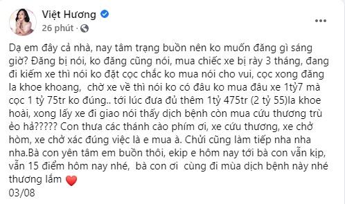 Tặng xe cứu thương bạc tỷ, Việt Hương ngớ người khi bị nói tâm ác-3