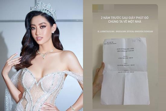 Lương Thùy Linh giật mình khi thấy giấy kết quả hoa hậu năm xưa