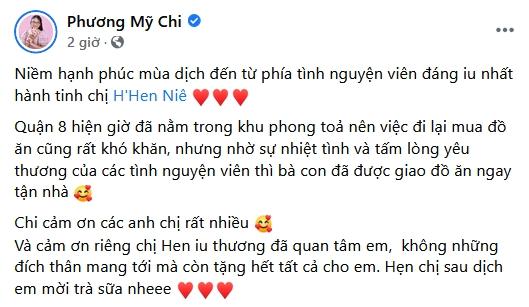 Phương Mỹ Chi - HHen Niê gặp thị phi vì thực phẩm mùa dịch-1