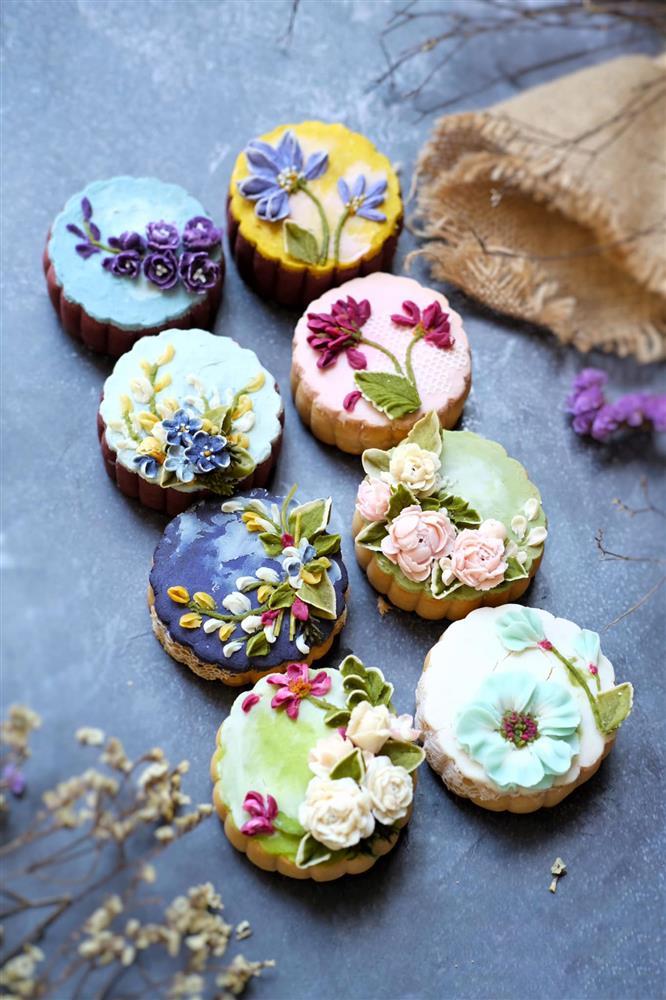 Nàng 9x biến bánh trung thu cũ kỹ thành tuyệt phẩm nghệ thuật-5