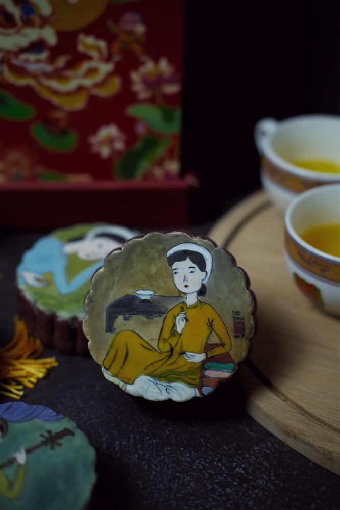 Nàng 9x biến bánh trung thu cũ kỹ thành tuyệt phẩm nghệ thuật-10