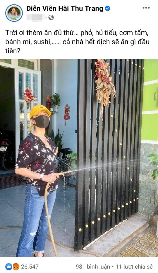 Thu Trang đăng ảnh tưới cây, vì sao ăn gần 7.000 phẫn nộ?-1