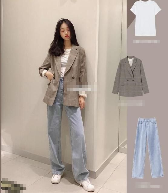 Muôn kiểu mix đồ với quần jeans ống rộng chuẩn style gái Hàn-2
