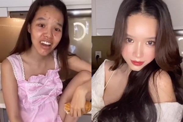 Nữ streamer bị fans chỉ trích vì lạm dụng makeup quá đà-7