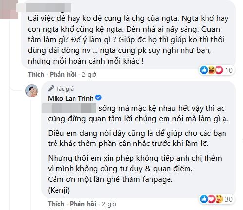 Tình chuyển giới của Miko Lan Trinh bị ném đá bài đăng sinh sản-9