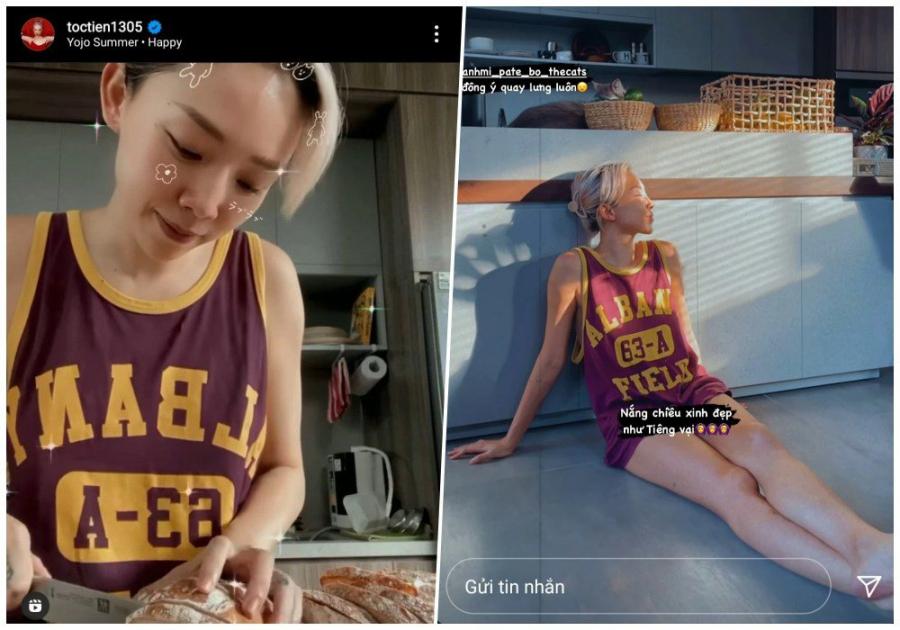 Tóc Tiên thừa nhận mặc đi mặc lại quần áo cũ suốt 2 mùa dịch-1