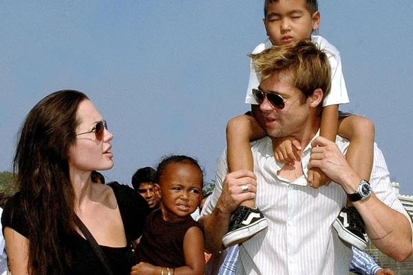Angelina Jolie bị cảnh sát ới, ngẩn ngơ gương mặt đẹp lấp ló trong xe-9