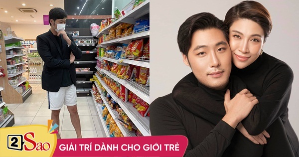 Chồng Pha Lê ăn mặc lạ đời, vào siêu thị như đi thảm đỏ