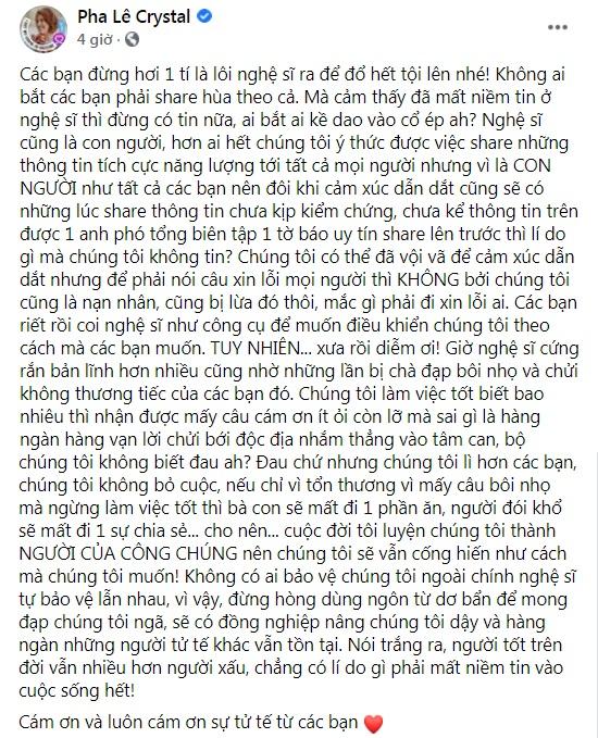 Xuân Lan xin lỗi vì đăng tin bác sĩ rút ống thở của mẹ nhường sản phụ-5