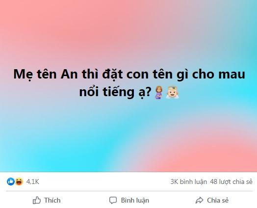 Post xin tư vấn mẹ là An đặt con tên gì cho mau nổi hút 3k còm-1