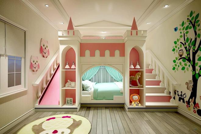 Vợ chồng Đoàn Di Băng khoe phòng 3 con gái trong biệt thự 22 tỷ-5