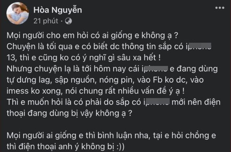 Hòa Minzy mồi chồng mua cho điện thoại mới, bị nói chưa đủ khôn-1