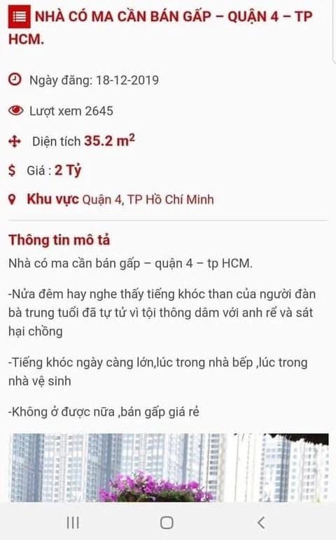 Tháng cô hồn, chủ nhà rao bán nhà: Nhà có ma, ma không hung dữ-2